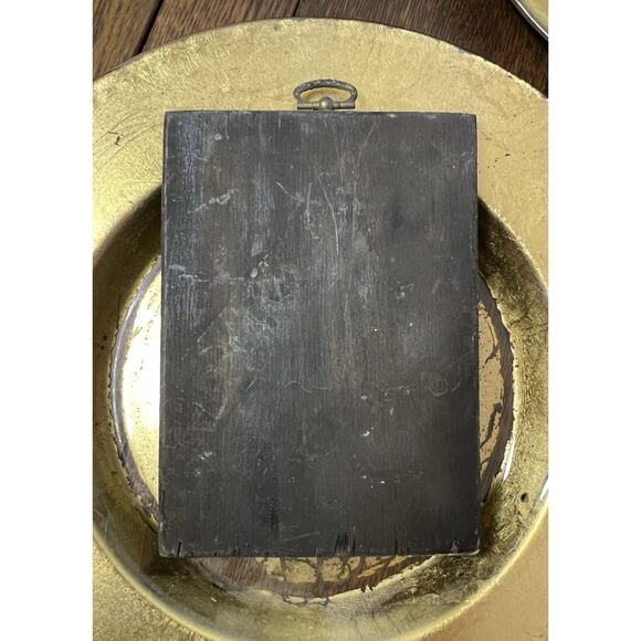 Vintage Original Oil Painting Green-Eyed Kitten Signed by Artist - Picture 5 of 5